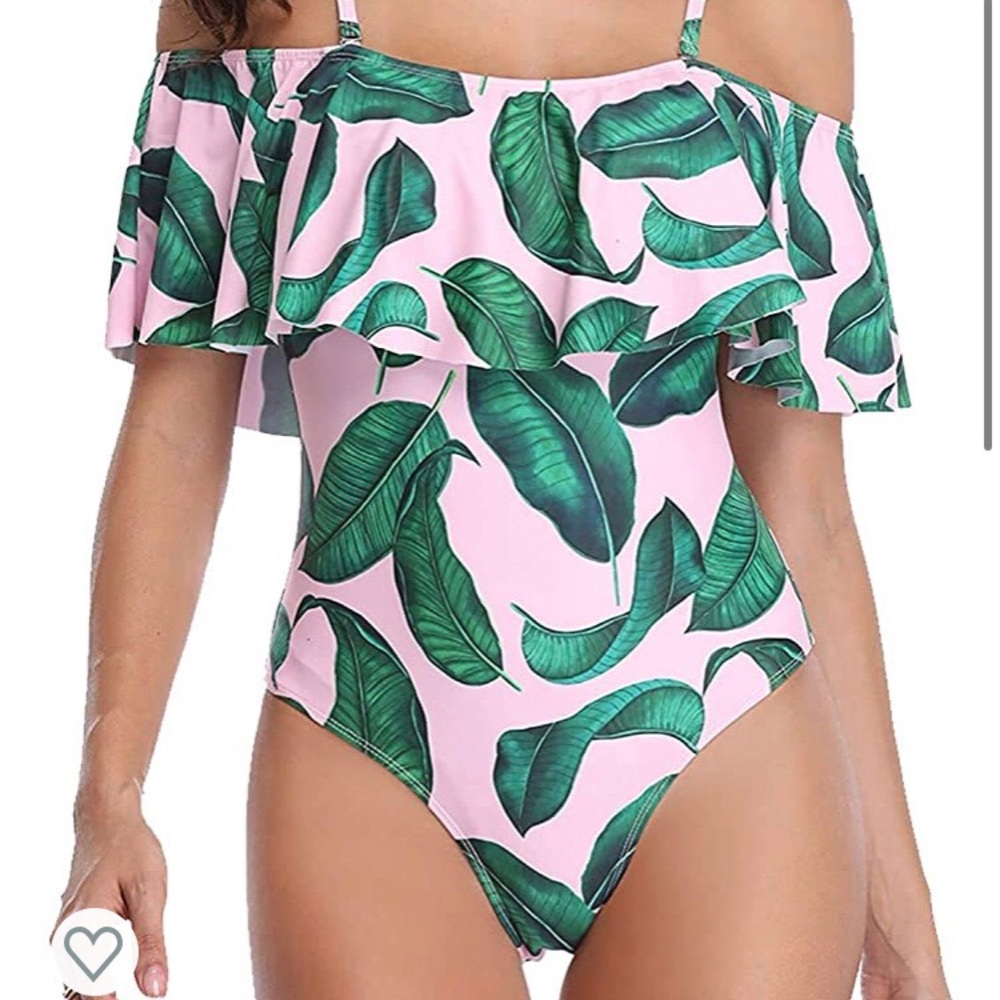 One piece swim suit with tags